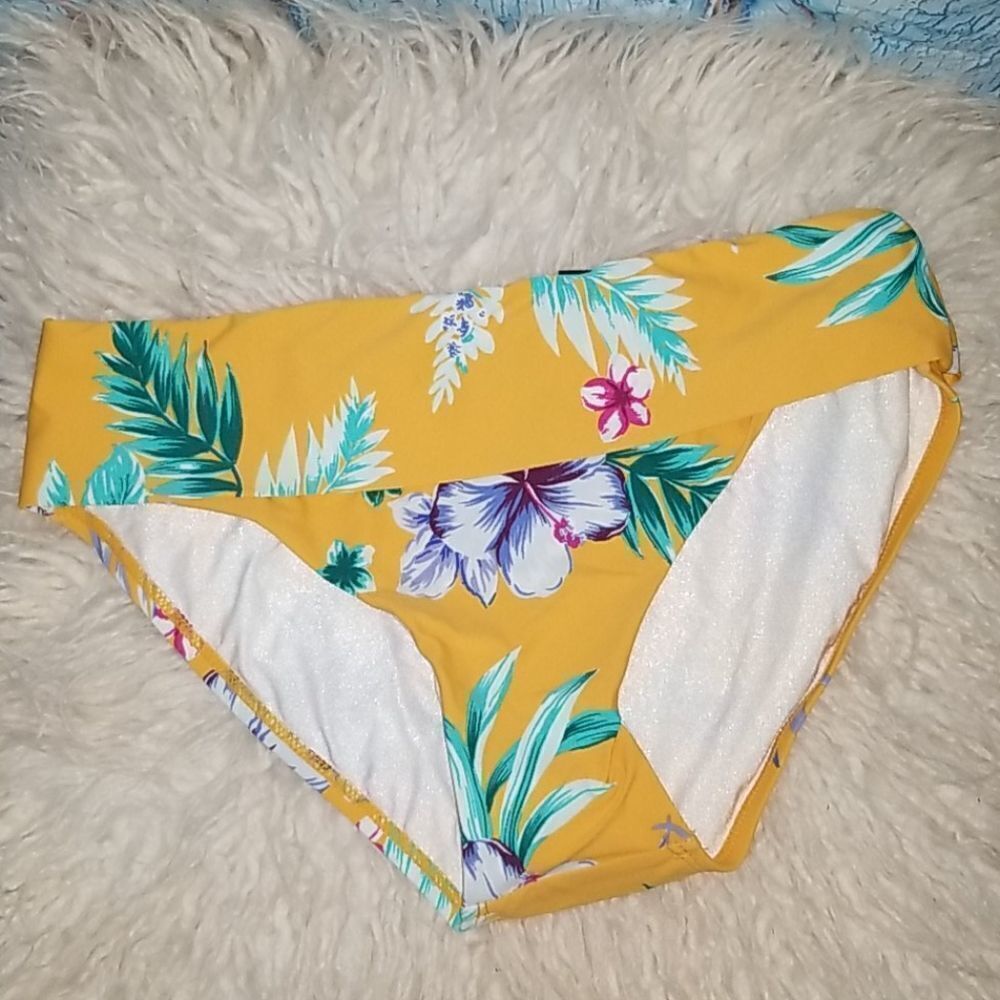SUNN Lab Swim Foldover Bikini Bottoms NEW
